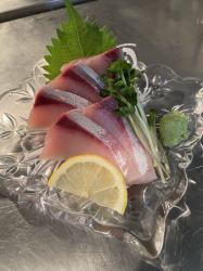 Yellowtail sashimi