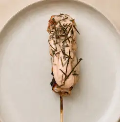 Chicken breast with mentaiko (spicy cod roe)