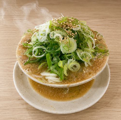 Drinkable offal stew with extra green onions