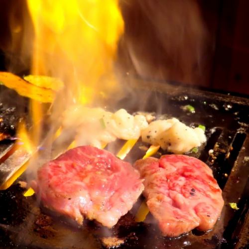 ★特選★一番人気【牛ハラミなど人気の焼肉】全200種の飲み食べ放題[120分]⇒4500円