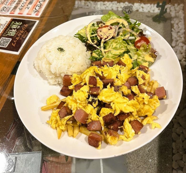 ハワイアンスパムプレート Hawaiian Spum Plate
