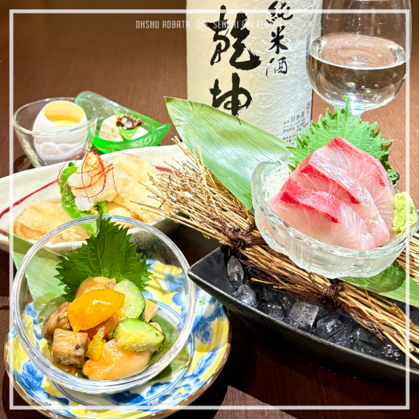【期間限定5/31～！】季節のチョイ飲みセットは、宮城の地物食材をご堪能頂けます