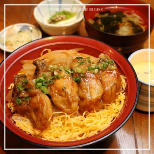 季節の味覚御膳。宮城の旬の味覚を気軽に楽しめる、大満足なセットです。