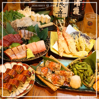 5/12～【伊達な極みプラン/料理6品】鱧しゃぶ・うなぎ・豪快刺身！2H飲み放付7000円→6000円
