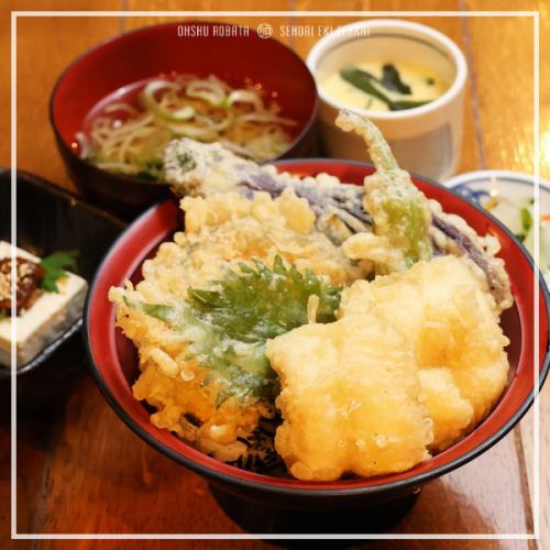 【季節のおすすめ御膳】宮城の旬の味覚を気軽に楽しめる、大満足なセットです。