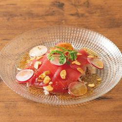 Tuna Garlic Carpaccio
