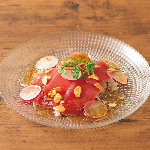 Tuna Garlic Carpaccio