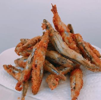 長崎産きびなごのから揚げ Deep-fried Kibinago fish