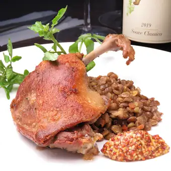 ★2時間飲み放題＜BISTROCASUALコース＞5種類の前菜+鴨肉のコンフィ+国産焼き牡蠣+お薦めパスタ