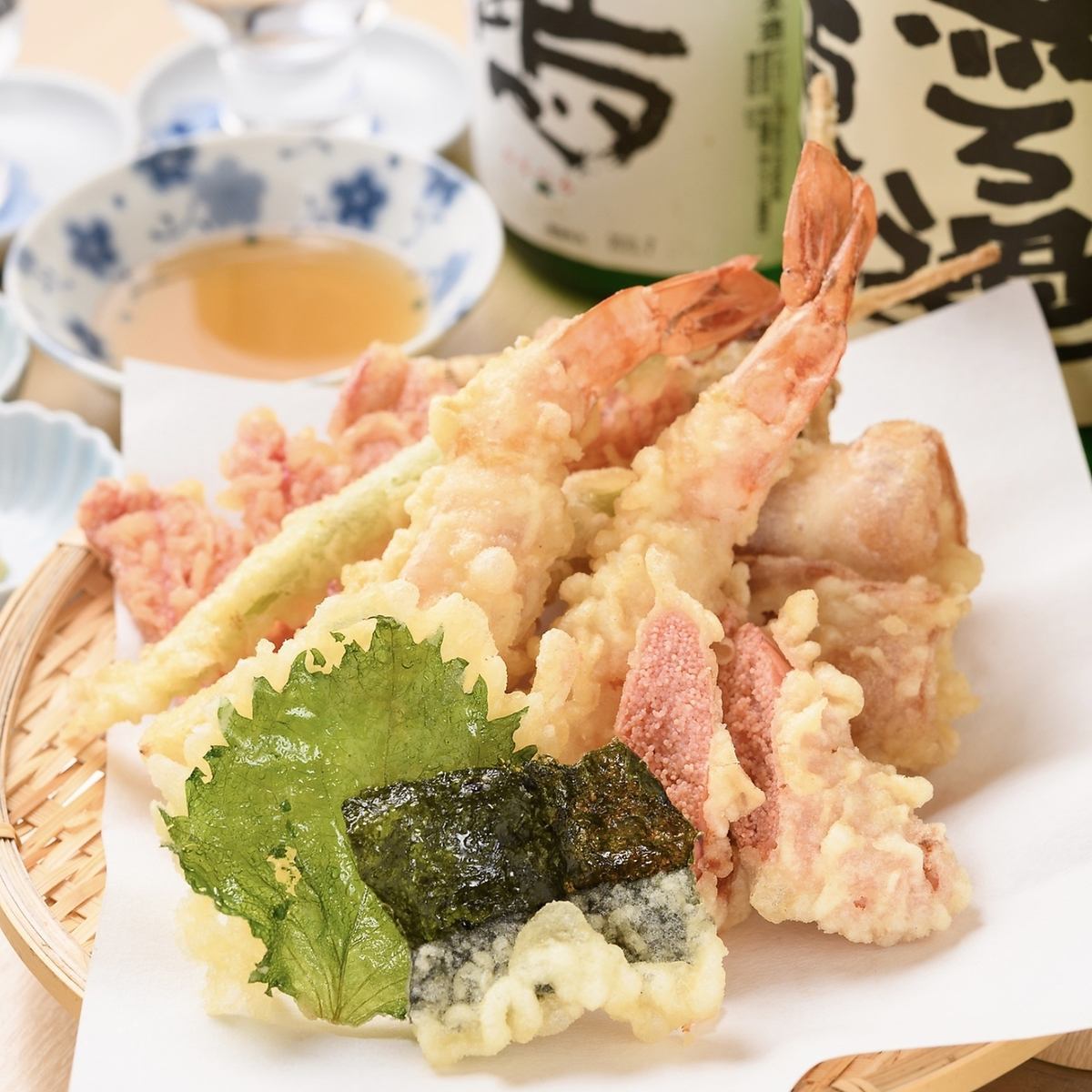 天ぷらや鮮魚など美味しいランチが楽しめます