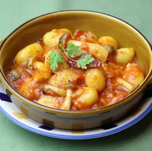 もちもちニョッキのアラビアータ