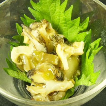 ツブ貝わさび漬け