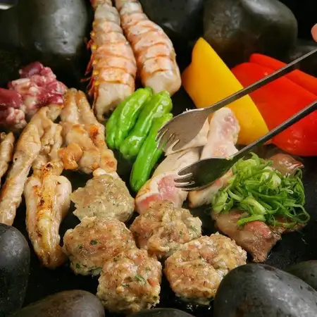 石焼きづくし♪《おまかせコース》国産厳選鶏、熟成牛ステーキなど◆全8品◆4290円(税込)