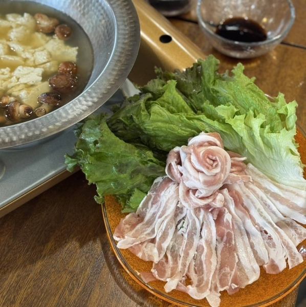 【元祖ゆし豆腐しゃぶしゃぶ】