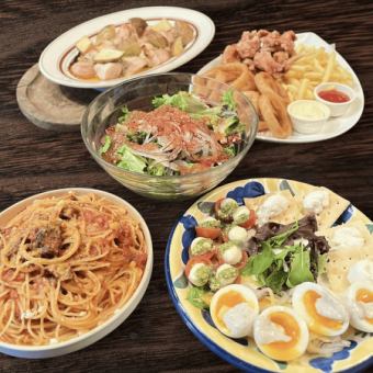 [Winner Confirmed!! Cheat Day] 2 hours of all-you-can-drink, grilled chicken with garlic butter, and fried foods ♪ 5 dishes total / 4,000 yen