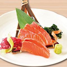 サーモン刺身