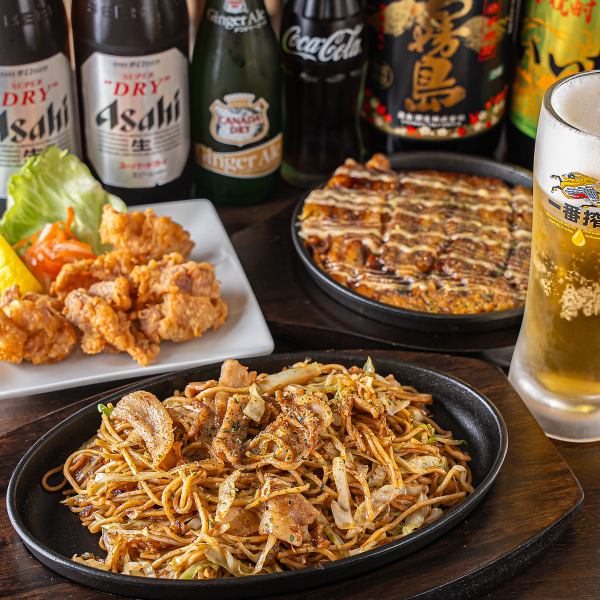 お得！　あちち特製のお好み焼きセットA（2200円）・B（2000円）