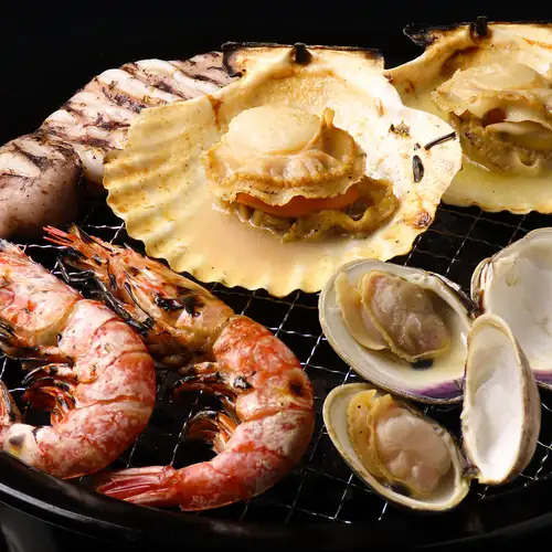 海鮮焼きを中心にご提供開始!