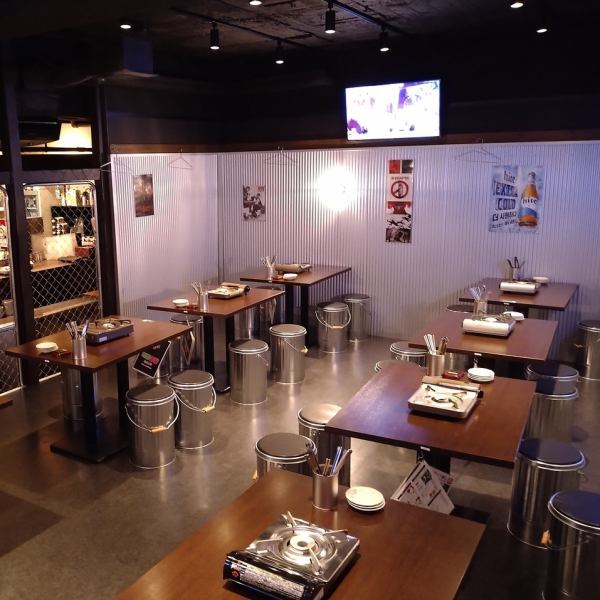 Each table is independent and has a spacious space.Enjoy our specialty dishes in a spacious space ♪ It is possible to charter for 20 people or more.Please contact us ♪