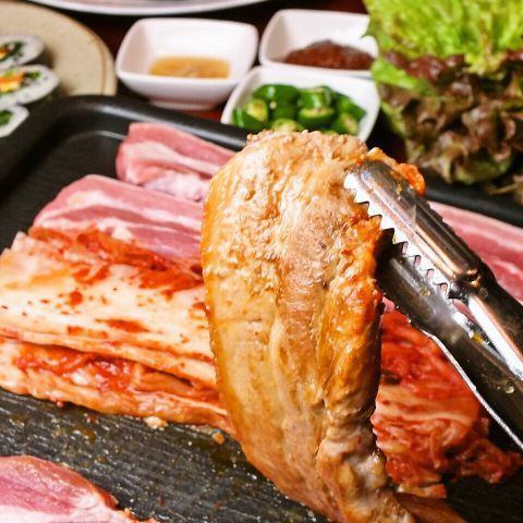 Mikawa pork Kyushu samgyeopsal all-you-can-eat course ★ All-you-can-drink included 2980 yen
