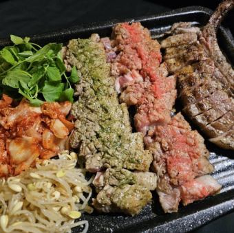 【日～木曜日限定】◆メイン選べるテジワンコース！◆アルコール飲み放題付！4000円