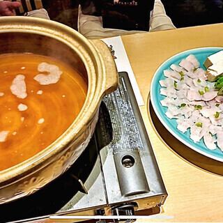 鱧鍋 8800円(税込)