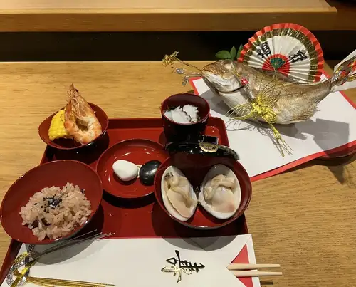 お食い初め祝膳