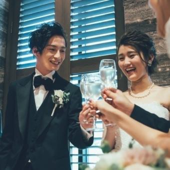 【婚禮餘興派對計畫】在充滿驚喜的非凡空間舉辦婚禮餘興派對♪含無限暢飲3,500日元