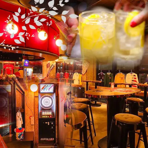 【駅チカ＆ミナモア目前！】ダーツ＆TVゲーム遊び放題×全200種飲み放題★コスパ最強のエンタメ空間！
