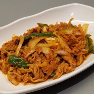 豚肉辛炒め〈辛さ3〉