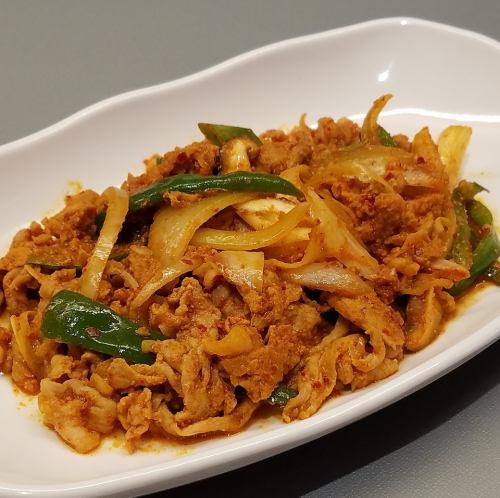 豚肉辛炒め〈辛さ3〉