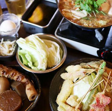 [For banquets!] All-you-can-drink course for 2,728 yen (tax included) + 1,650 yen for a total of 16 dishes including a choice of hot pot and 6 types of kushikatsu!