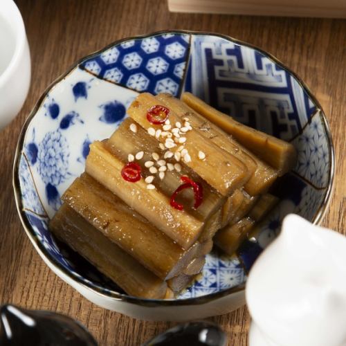 酒のお供！一晩漬けたごぼうの浅漬け
