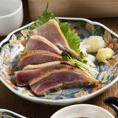知覧鶏 炙り鶏刺し　もも