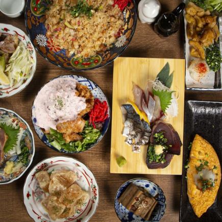 【歓送迎会】2.5H飲み放題付＜4400円＞コース＜全8品＞知覧鶏の炙り鶏刺しや牛タンカルパッチョ