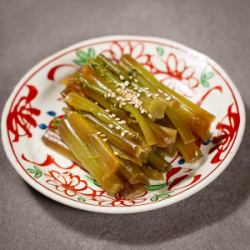 大根の葉わさび漬け