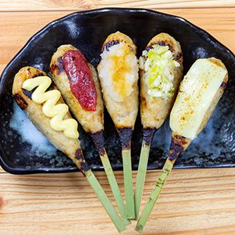 [Available on the day] For groups of 4 or more, we will offer the "Traditional Taste! Assorted 5 Raw Tsukune" for just 110 yen instead of the usual 660 yen!