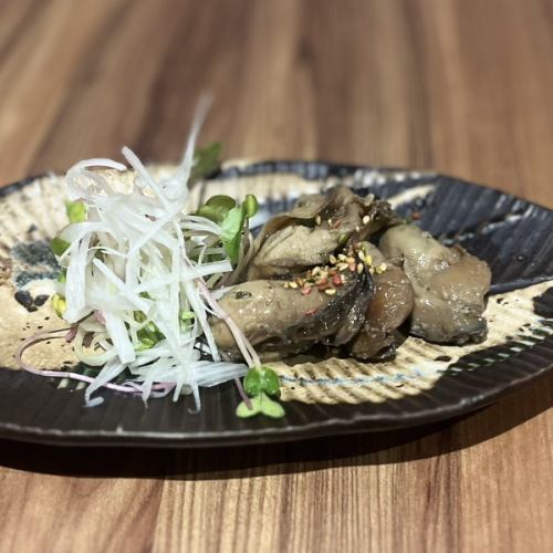 牡蠣の山椒オイル煮