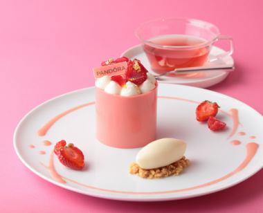 PANDORA CAKE SET(桃とライムのショートケーキ)17:00-19:30