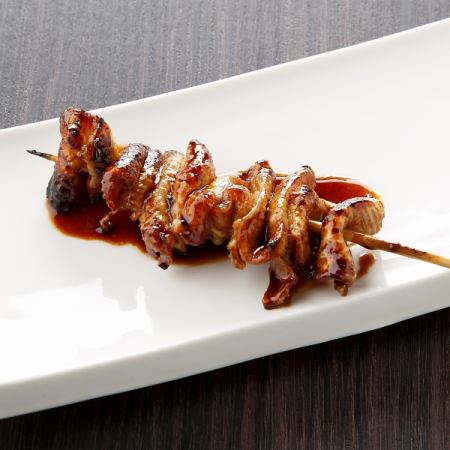 Daisen chicken skin skewer (with sauce or salt)