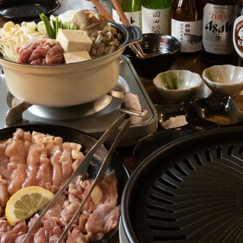 Recommended for various banquets: Shamo hotpot, Shamo sukiyaki, and yakiniku