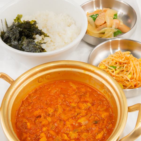 7分豚キムチチゲ※ご飯付です。