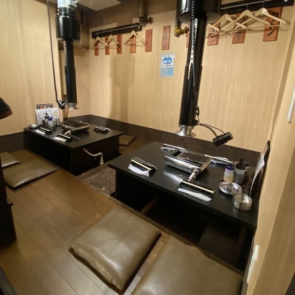 ★ Semi-private room with tatami room ★ If you want to take off your shoes and have a relaxing meal, we recommend the tatami room! Since it is a semi-private room, you can enjoy yakiniku to your heart's content ♪ We can guide up to 10 people ◎