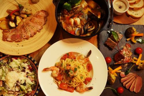 [For first-timers, try this course!] Enjoy high-quality meat and fish♪ 2-hour all-you-can-drink course (7 dishes in total)