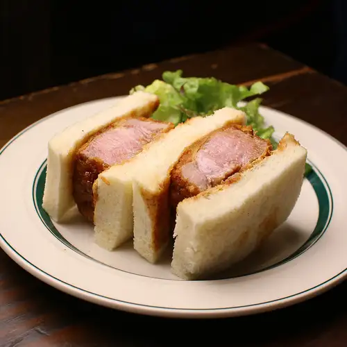 【仅限工作日】厚切猪排三明治套餐