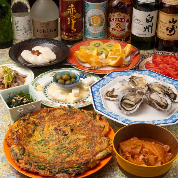 お料理は各種ご用意できます♪手作りでご提供している韓国料理もあります!お酒のおつまみにいかがですか?