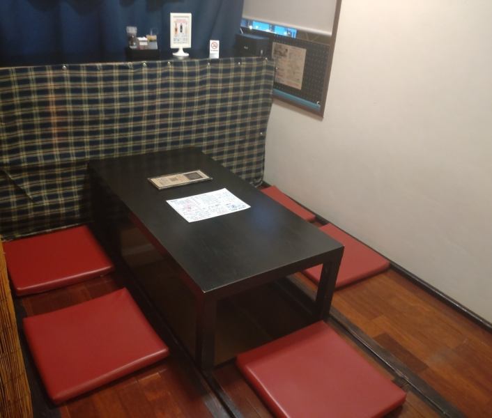 可供4至5人使用的Horikotatsu座位。可用于模仿、宴会、生日等多种场合！