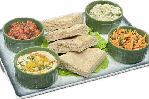 4종 모듬(피타 1장)《Vegetarian》