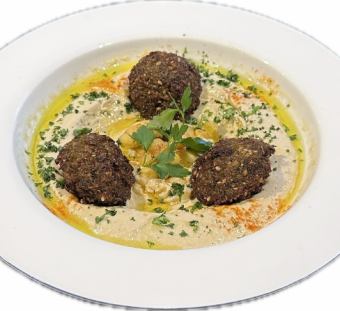 후무스의 파라펠 첨부(+1피타 첨부)《Vegan》