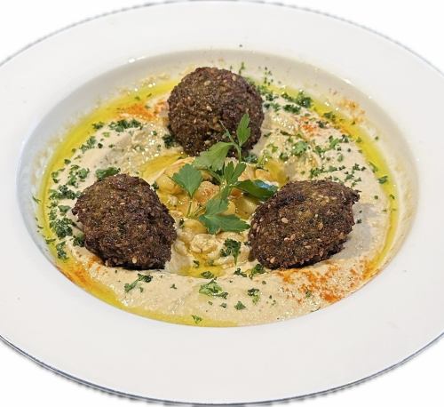 후무스의 파라펠 첨부(+1피타 첨부)《Vegan》